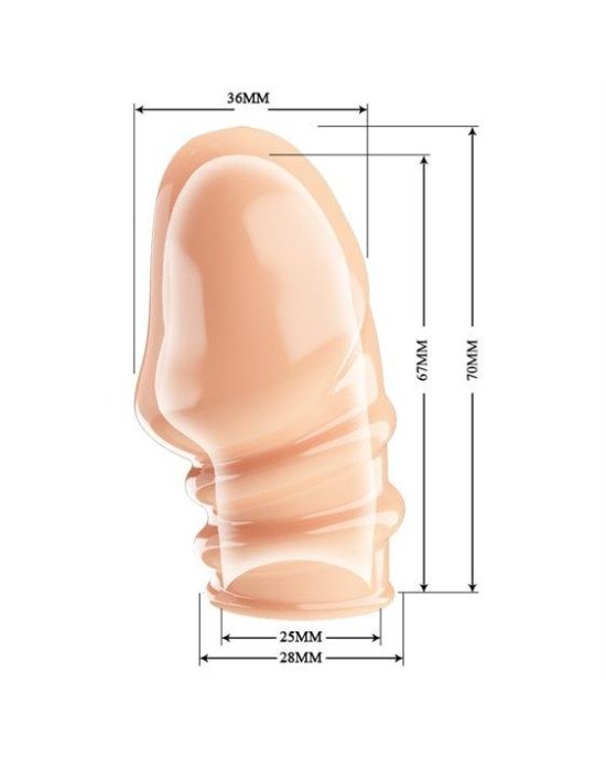 Насадка на член - Pretty Love Jeremy Penis Thicker Flesh Насадка на член - Pretty Love Jeremy Penis Thicker Flesh