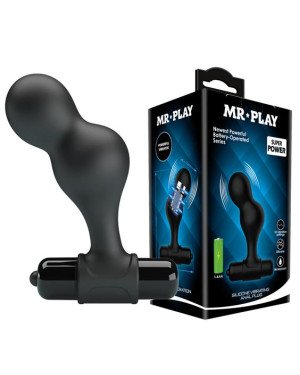 Анальна пробка - Mr.Play Silicone Vibrating Anal Plug