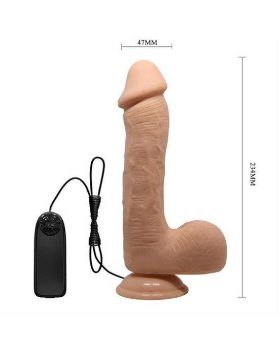 Вібратор - Beautiful Encounter Johnson Vibrator Flesh, 22,2 см Вібратор - Beautiful Encounter Johnson Vibrator Flesh, 22,2 см