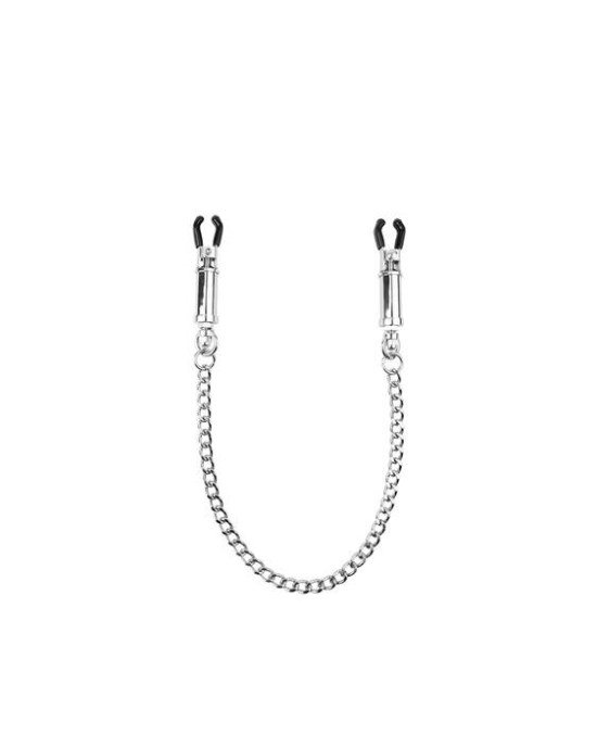 Затискачі для сосків - Sins Inquisition The Pinch Nipple Clamps with Chain Затискачі для сосків - Sins Inquisition The Pinch Nipple Clamps with Chain
