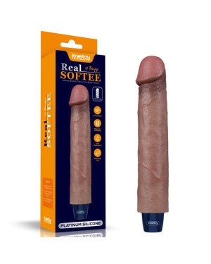 Вібратор - Real Softee Rechargeable Silicone Vibrating Dildo 9