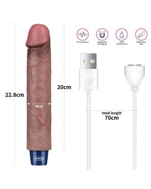 Вібратор - Real Softee Rechargeable Silicone Vibrating Dildo 9 Вібратор - Real Softee Rechargeable Silicone Vibrating Dildo 9