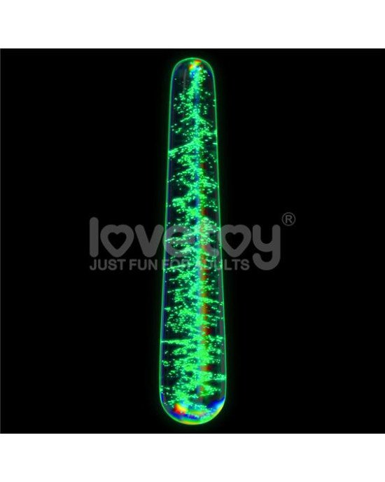 Фалоімітатор - Twilight Gleam Glow-in-the-dark Glass Dildo Slim Fantasy Фалоімітатор - Twilight Gleam Glow-in-the-dark Glass Dildo Slim Fantasy