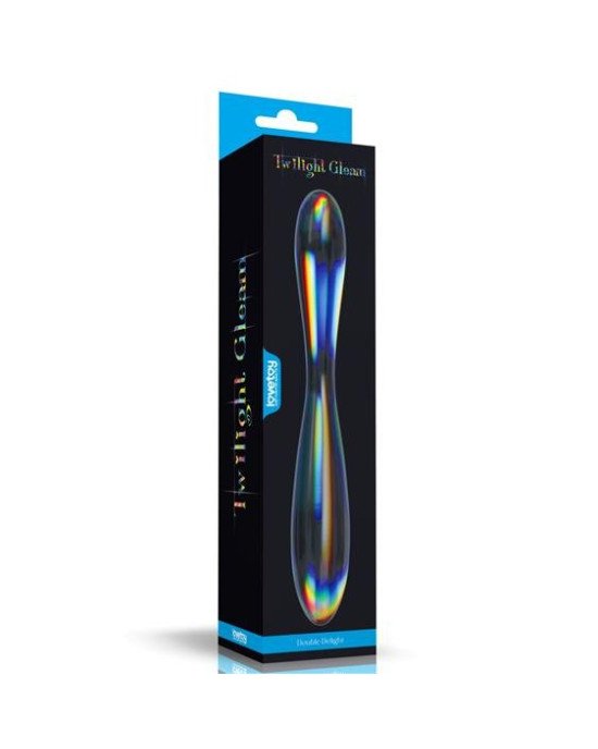Фалоімітатор - Twilight Gleam Glass Dildo Double Delight