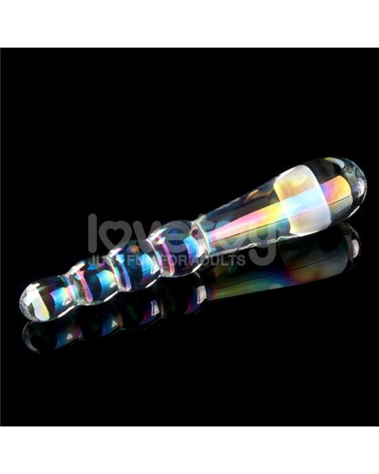 Фалоімітатор - Twilight Gleam Glass Dildo Rising Ripples Фалоімітатор - Twilight Gleam Glass Dildo Rising Ripples