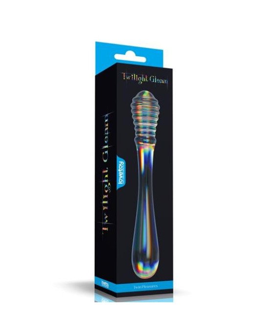Фалоімітатор - Twilight Gleam Glass Dildo Twin Pleasures