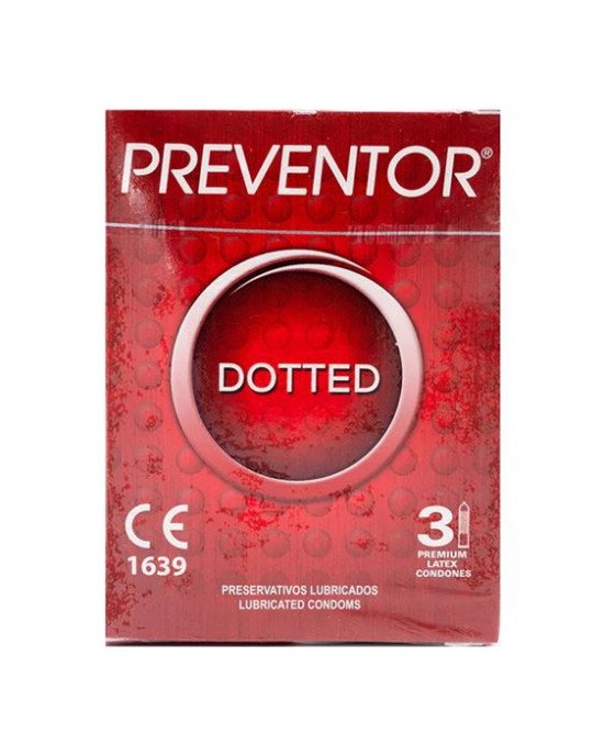 Презервативи - Preventor Dotted, 3 шт. Презервативи - Preventor Dotted, 3 шт.