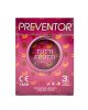 Презервативи - Preventor Tutti Frutti, 3 шт. Презервативи - Preventor Tutti Frutti, 3 шт.