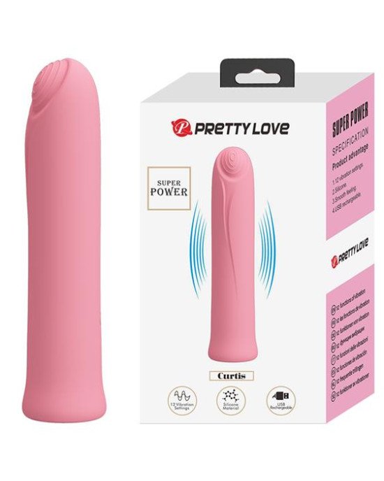 Вібратор - Pretty Love Curtis Vibrator Pink Вібратор - Pretty Love Curtis Vibrator Pink
