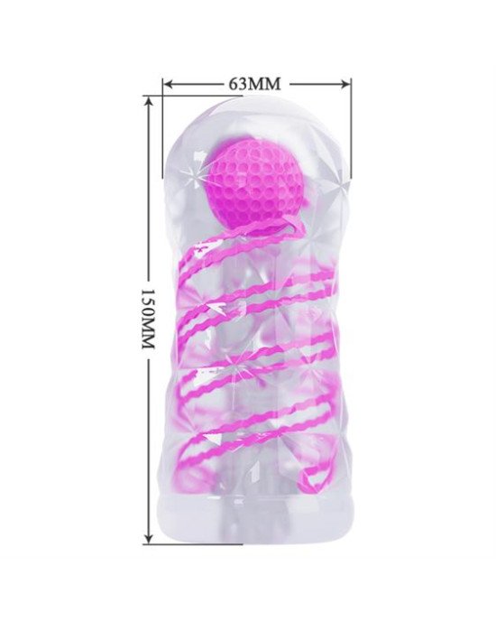 Мастурбатор - Pretty Love Transparent Reusable Masturbator Мастурбатор - Pretty Love Transparent Reusable Masturbator