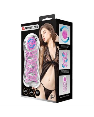 Мастурбатор - Pretty Love Transparent Reusable Masturbator Мастурбатор - Pretty Love Transparent Reusable Masturbator