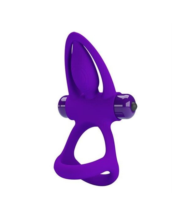Ерекційне кільце - Pretty Love Vibration Cock Ring Purple Ерекційне кільце - Pretty Love Vibration Cock Ring Purple