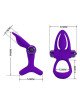 Ерекційне кільце - Pretty Love Vibration Cock Ring Purple Ерекційне кільце - Pretty Love Vibration Cock Ring Purple