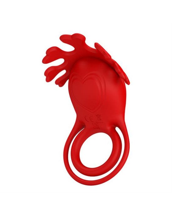 Ерекційне кільце - Pretty Love Vibrant Penis Ring Ruben Red Ерекційне кільце - Pretty Love Vibrant Penis Ring Ruben Red