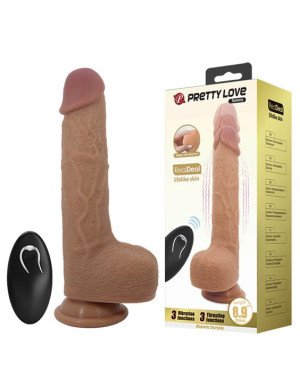 Реалістичний вібратор - Pretty Love Tommy Vibrator Flesh