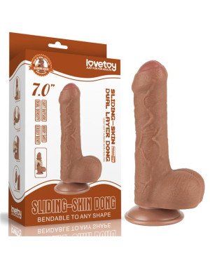 Фалоімітатор - Sliding-Skin Dual Layer Dong 7