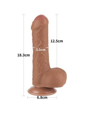 Фалоімітатор - Sliding-Skin Dual Layer Dong 7 Фалоімітатор - Sliding-Skin Dual Layer Dong 7