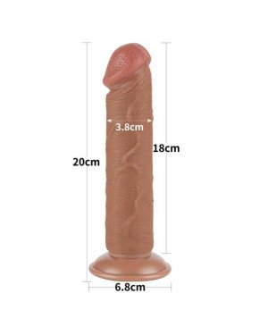 Фалоімітатор - Sliding-Skin Dual Layer Dong 8