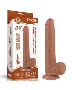Фалоімітатор - Sliding-Skin Dual Layer Dong 9