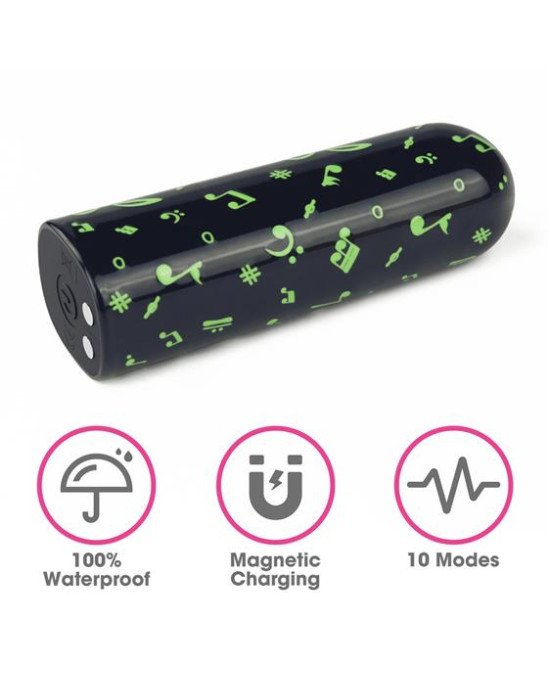 Вібропуля - Rechargeable Glow-in-the-dark Music Massager Вібропуля - Rechargeable Glow-in-the-dark Music Massager