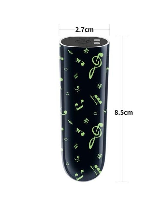 Вібропуля - Rechargeable Glow-in-the-dark Music Massager Вібропуля - Rechargeable Glow-in-the-dark Music Massager