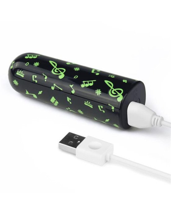 Вібропуля - Rechargeable Glow-in-the-dark Music Massager Вібропуля - Rechargeable Glow-in-the-dark Music Massager