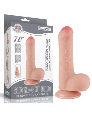 Фалоімітатор - Sliding-Skin Dual Layer Dong 7
