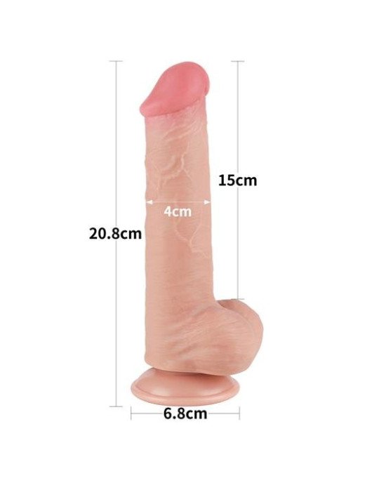 Фалоімітатор - Sliding-Skin Dual Layer Dong 8 Фалоімітатор - Sliding-Skin Dual Layer Dong 8
