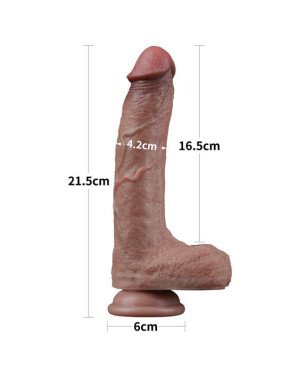 Фалоімітатор - Dual-Layered Silicone Cock 8.5 Фалоімітатор - Dual-Layered Silicone Cock 8.5