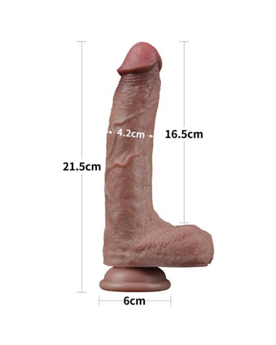 Фалоімітатор - Dual-Layered Silicone Cock 8.5 Фалоімітатор - Dual-Layered Silicone Cock 8.5