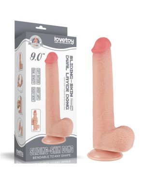 Фалоімітатор - Sliding-Skin Dual Layer Dong 9