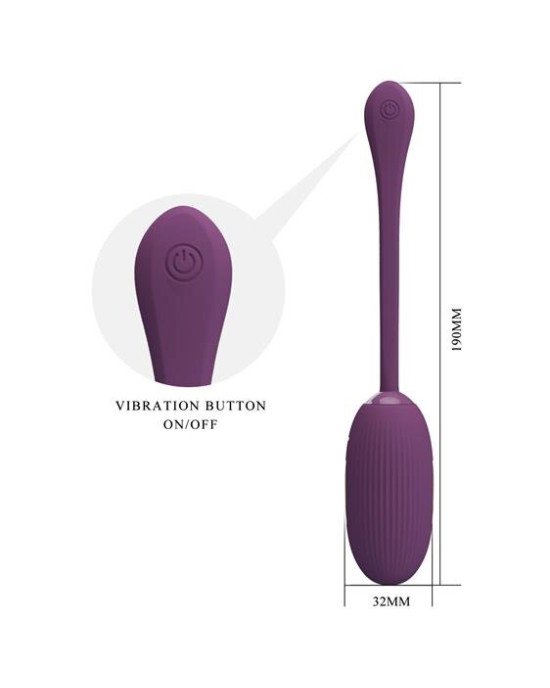 Віброяйце - Pretty Love Doreen Electric Shock Egg Purple (App) Віброяйце - Pretty Love Doreen Electric Shock Egg Purple (App)