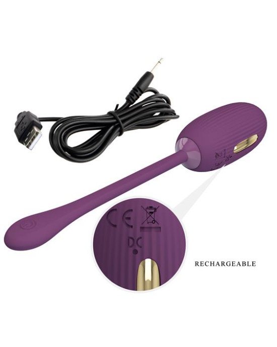 Віброяйце - Pretty Love Doreen Electric Shock Egg Purple (App) Віброяйце - Pretty Love Doreen Electric Shock Egg Purple (App)