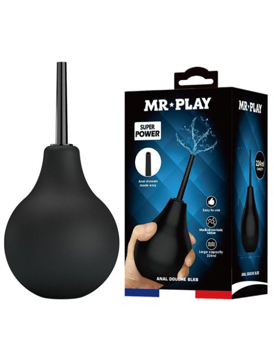 Анальний душ - Mr.Play Anal Douche Blkc Black Анальний душ - Mr.Play Anal Douche Blkc Black