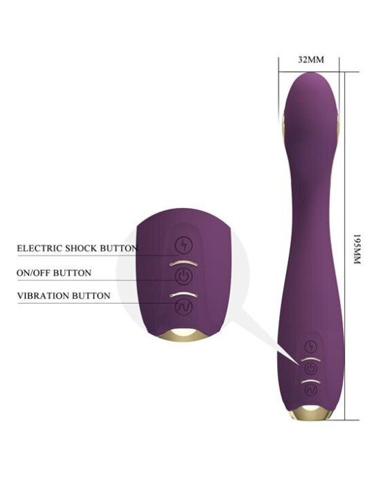 Вібратор - Pretty Love Hector Vibrator Dark Purple (App)