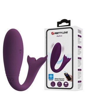 Вібратор - Pretty Love Jayleen Stimulator Dark Purple (App)