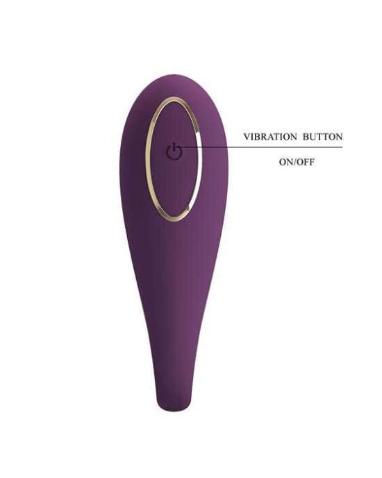 Вібратор - Pretty Love August Stimulator Dark Purple (App)