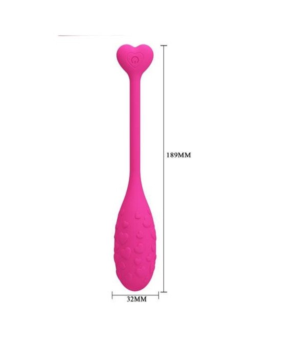 Віброяйце - Pretty Love Fisherman Vibrating Egg Pink (App) Віброяйце - Pretty Love Fisherman Vibrating Egg Pink (App)