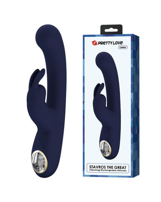 Вібратор - Pretty Love Lamar Vibrator Blue Вібратор - Pretty Love Lamar Vibrator Blue