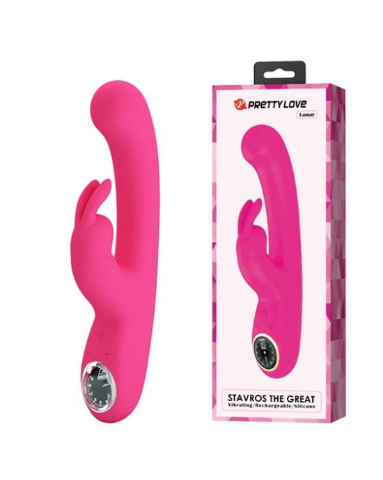 Вібратор - Pretty Love Lamar Vibrator Pink Вібратор - Pretty Love Lamar Vibrator Pink