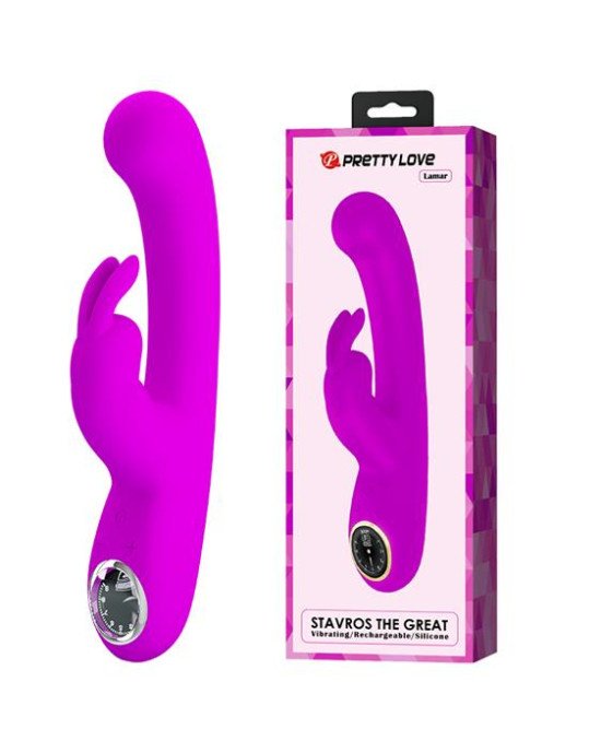 Вібратор - Pretty Love Lamar Vibrator Purple Вібратор - Pretty Love Lamar Vibrator Purple