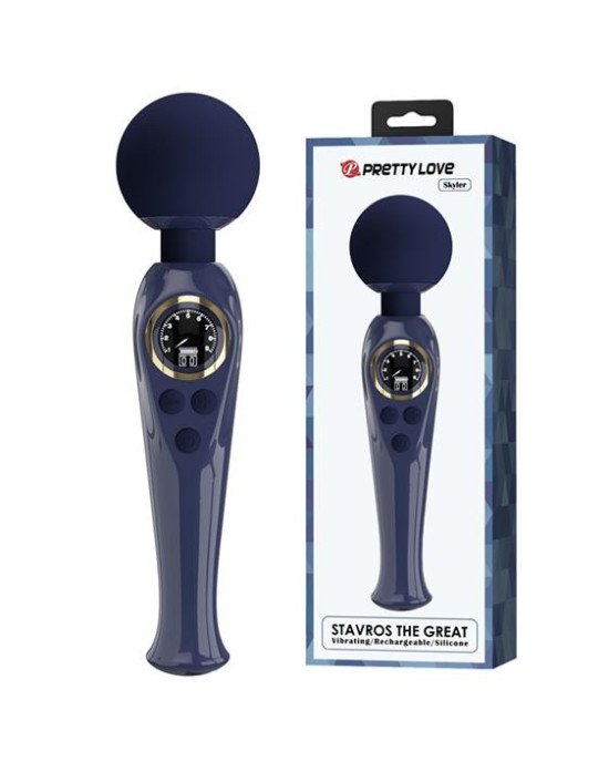 Вібромасажер - Pretty Love Skylar Massager Blue Вібромасажер - Pretty Love Skylar Massager Blue