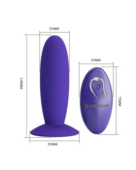 Анальна пробка - Pretty Love Murray-Youth Anal Plug Blue Анальна пробка - Pretty Love Murray-Youth Anal Plug Blue