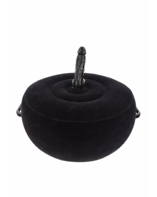 Inflatable Fuck Seat w. Remote Black Inflatable Fuck Seat w. Remote Black