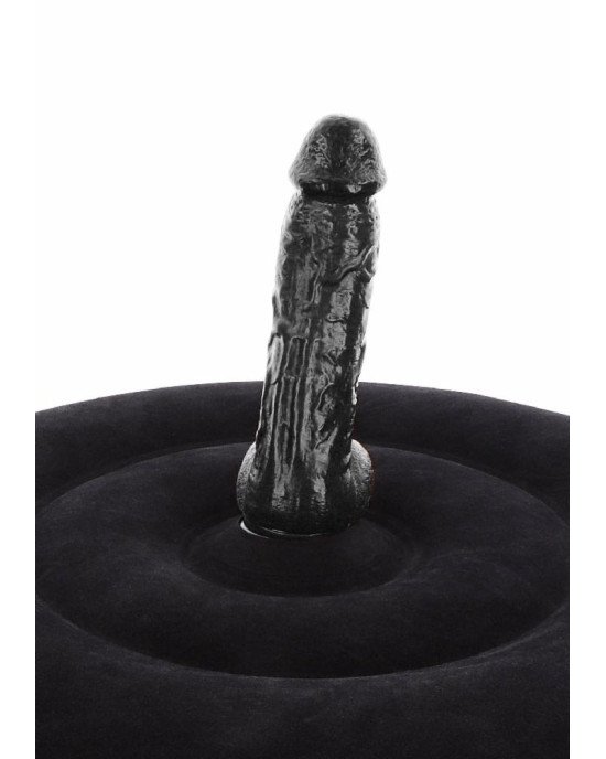 Inflatable Fuck Seat w. Remote Black Inflatable Fuck Seat w. Remote Black