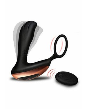 Масажер простати - Prostate Massager With Ring, 10 Function