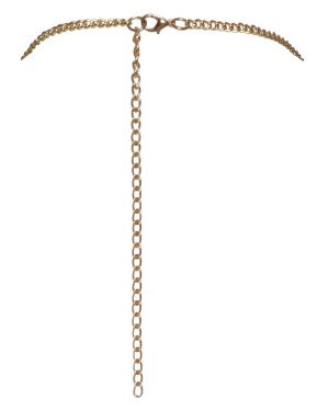 2450453 Cottelli Collection Metal Top - Gold {} S-L