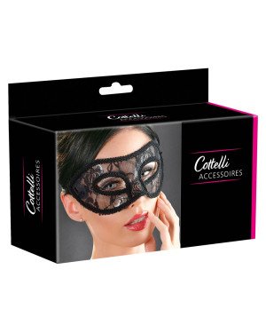 Маска на очі - 2480271 Cottelli Collection Lace Eye Mask Black