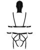 Боді з маскою - 2480492 Bad Kitty Strap+Mask Set, black Боді з маскою - 2480492 Bad Kitty Strap+Mask Set, black