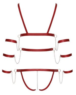 Боді - 2480514 Bad Kitty Strap Body, red M Боді - 2480514 Bad Kitty Strap Body, red M
